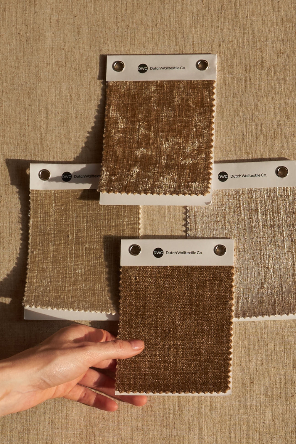 Wallcovering material samples and review